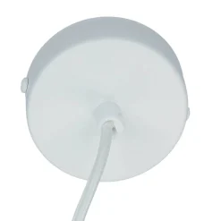 Sigma Stilvolle Pendellampe Rif Weiß breite Schirmform< Hängelampen|Esszimmer Lampen