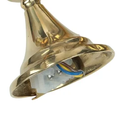 Wandleuchten|Lampen Aus Aller Welt*Laura Suardi Stilvolle Wandleuchte GRETA Messing Glas Antik