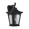 Außenleuchten Antik|Außenwandleuchten*Elstead Stilvolle Wandleuchte MARY Schwarz Rustikal IP44