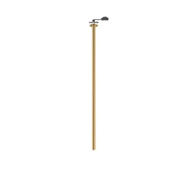 Nowodvorski Stilvoller Einbauspot in Gold rund H:90 cm G9 bis 10 W< Spots|Badezimmer Lampe