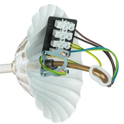 Jupiter Stoff Hängeleuchte mit Barock Motiv GANARA Lampe< Hängelampen|Esszimmer Lampen