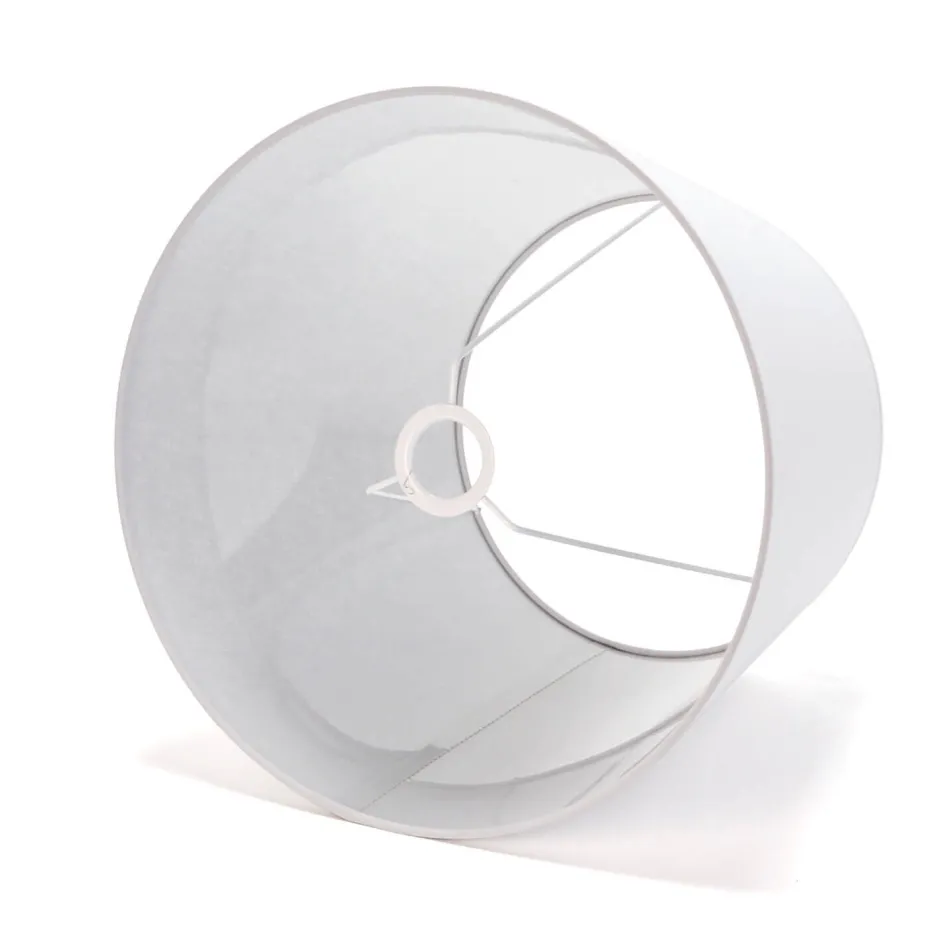 Lampenschirme*Duolla Stoff Lampenschirm Stehlampe Grau E27 WILLOW