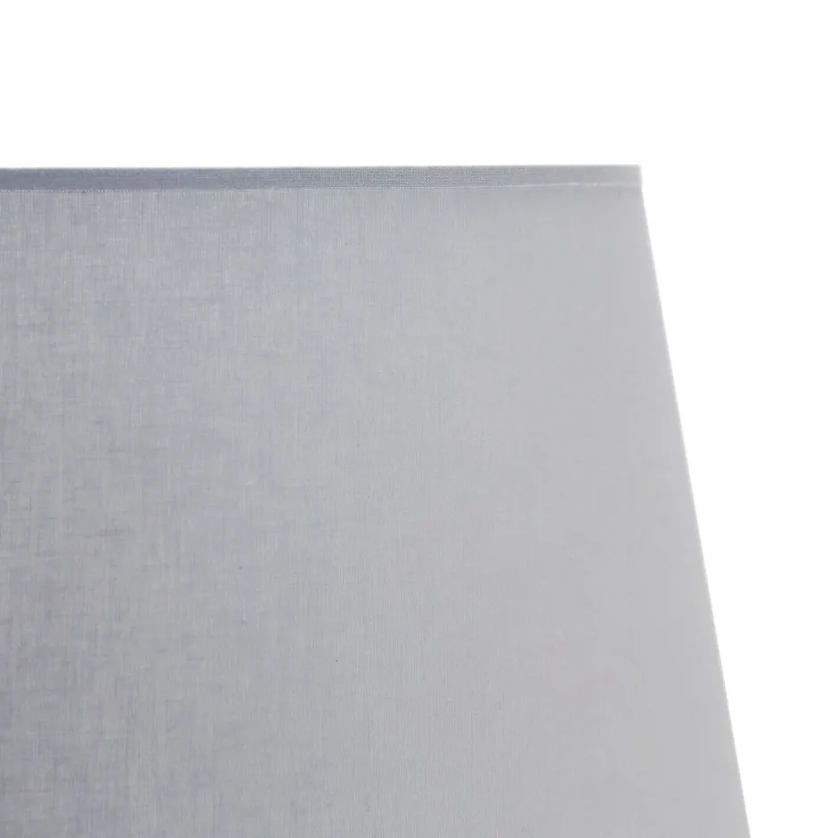 Lampenschirme*Duolla Stoff Lampenschirm Stehlampe Grau E27 WILLOW