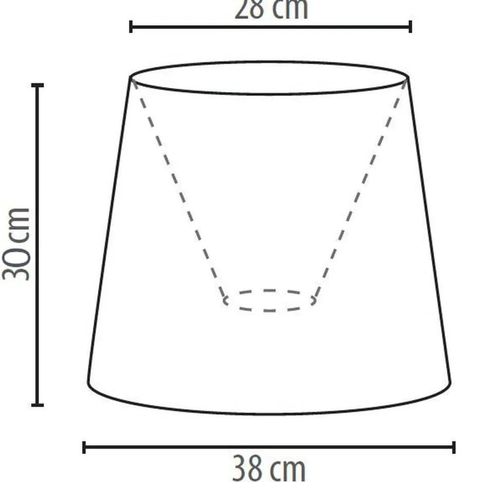 Lampenschirme*Duolla Stoff Lampenschirm Stehlampe Grau E27 WILLOW
