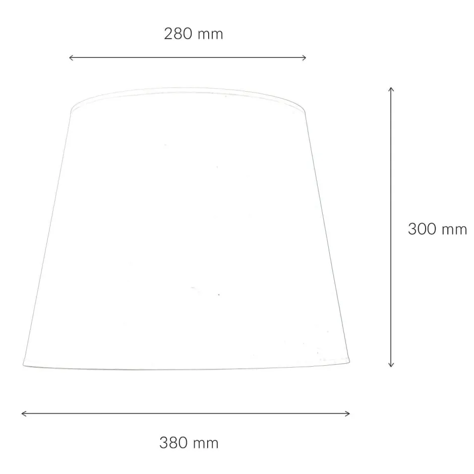 Duolla Stoff Lampenschirm Weiß Hängelampe für E27< Lampenschirme
