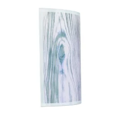 Wandleuchten|Flurlampen*Easylight Stoff Wandlampe ALICE Lila Holz Optik Loft Design E27