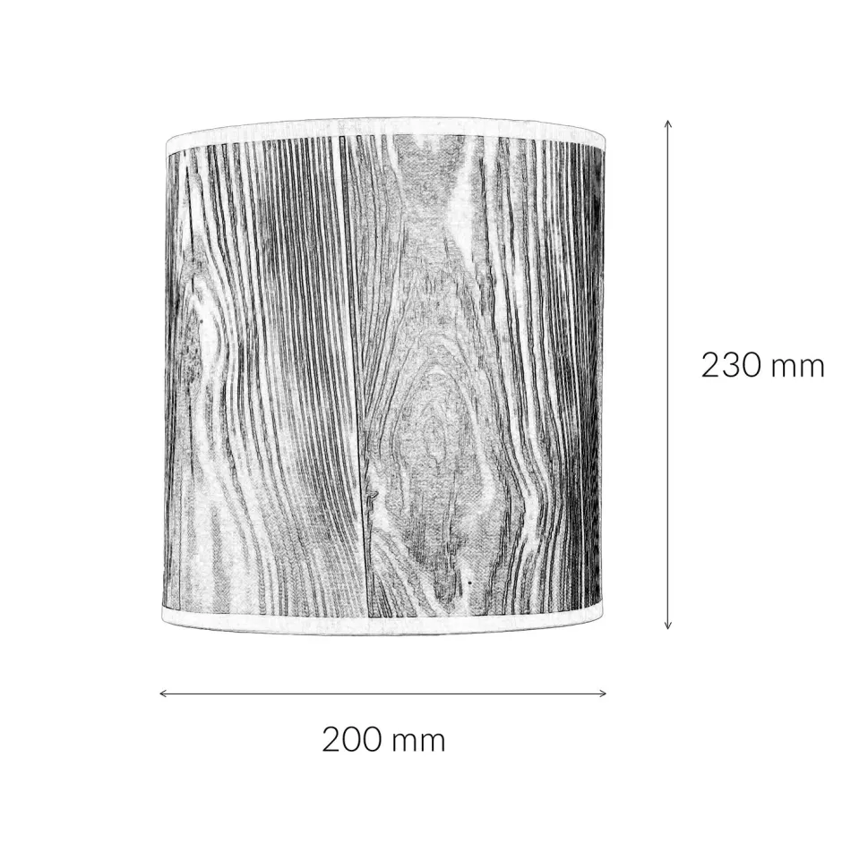 Wandleuchten|Flurlampen*Easylight Stoff Wandlampe ALICE Lila Holz Optik Loft Design E27