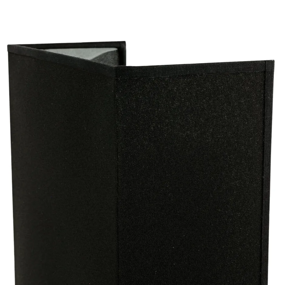 Duolla Stoff Wandleuchte Schwarz eckig E27 Loft Design ALICE< Wandleuchten|Flurlampen