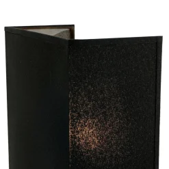 Duolla Stoff Wandleuchte Schwarz eckig E27 Loft Design ALICE< Wandleuchten|Flurlampen
