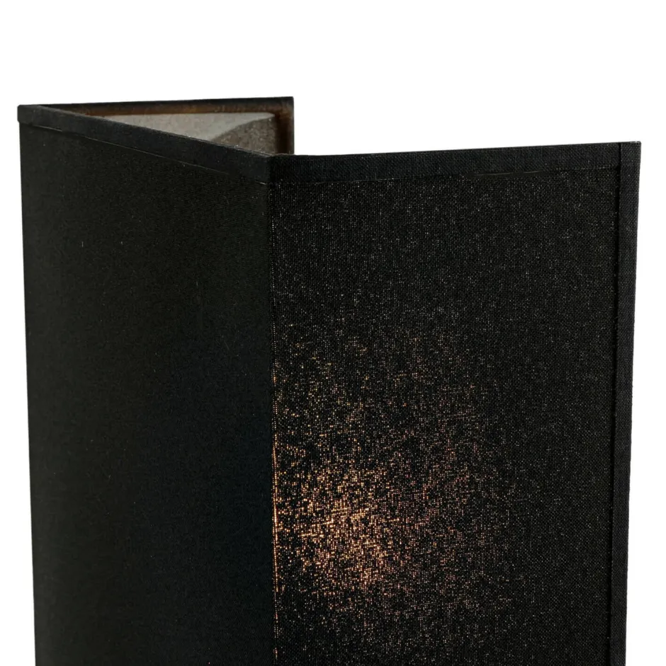 Duolla Stoff Wandleuchte Schwarz eckig E27 Loft Design ALICE< Wandleuchten|Flurlampen