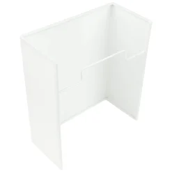 Duolla Stoff Wandleuchte Weiß eckig Loft Modern E27 ALICE< Stofflampen|Wohnzimmerlampen