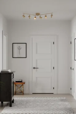 By Rydéns Strahler Metall GU10 verstellbar in Gold 124 cm lang Retro< Flurlampen|Wohnzimmerlampen