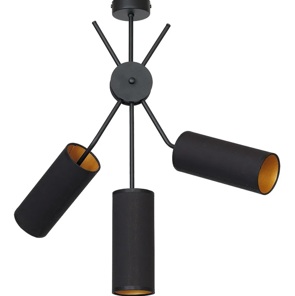 Deckenleuchten|Stofflampen*ALDEX Stylische Deckenleuchte TUTTO Schwarz Wohnzimmer