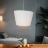 Hängelampen|Esszimmer Lampen*Duolla Stylische Hängelampe GABRIELA Weiß Design Ø35cm