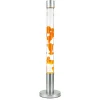 Easylight Stylische Lavalampe Orange Transparent rund ALAN< Retro Lampen|Lavalampen