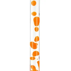 Easylight Stylische Lavalampe Orange Transparent rund ALAN< Retro Lampen|Lavalampen