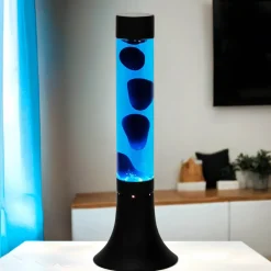 Easylight Stylische Lavalampe YVONNE Blau H:38cm dekorativ< Retro Lampen|Lavalampen