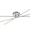 Flurlampen|Bürolampen*Trio Reality Stylische LED Deckenlampe Metall B:100 cm 9 W dimmbar