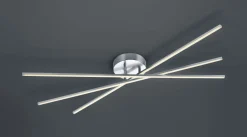 Flurlampen|Bürolampen*Trio Reality Stylische LED Deckenlampe Metall B:100 cm 9 W dimmbar