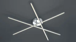 Flurlampen|Bürolampen*Trio Reality Stylische LED Deckenlampe Metall B:100 cm 9 W dimmbar