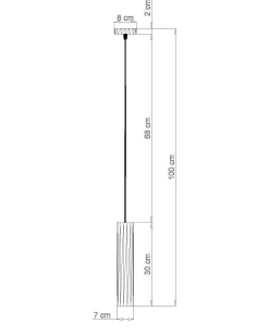 Sollux Stylische Pendelleuchte Beton Ø8cm Modern BREANNA Küche< Betonlampen|Moderne Lampen