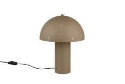 Trio Reality Stylische Tischlampe Taupe Metall E14 32,5 cm Sterne< Wohnzimmerlampen|Metall Lampen
