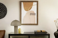 Trio Reality Stylische Tischlampe Taupe Metall E14 32,5 cm Sterne< Wohnzimmerlampen|Metall Lampen