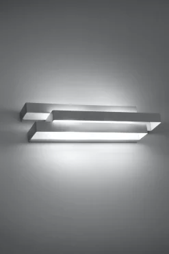 Sollux Stylische Wandlampe HELVIA Weiß B:42cm Metall 2x G9< Wandleuchten|Flurlampen