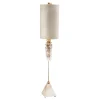 Tischlampen|Schlafzimmer Lampen*Elstead Tischlampe ABUELA Creme H:102cm Design Bodenlampe
