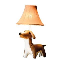 Happy Lamps Tischlampe Braun Hund 48 cm Kinderzimmer Wohnzimmer<Kinder Kinderzimmerlampen|Kinderlampen