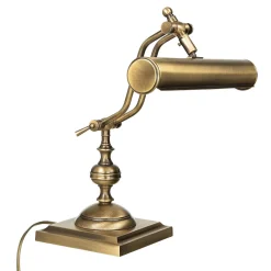 Giovanni Battista Tischlampe Bronze aus Echt-Messing Premium< Schreibtischlampen|Metall Lampen