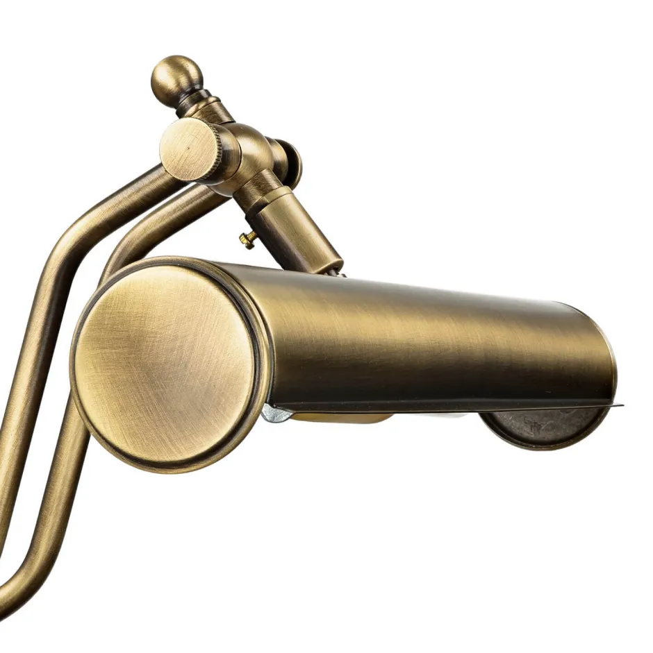 Giovanni Battista Tischlampe Bronze aus Echt-Messing Premium< Schreibtischlampen|Metall Lampen