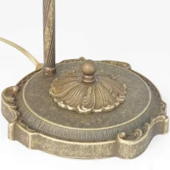 Giovanni Battista Tischlampe Bronze Hell aus Echt-Messing Premium< Tischlampen|Bürolampen