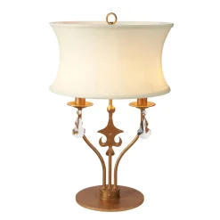 Elstead Tischlampe CAMELOT 10 Gold Ø36cm H:56cm Lampe< Tischlampen|Rustikale Lampen