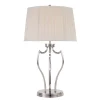 Tischlampen|Schlafzimmer Lampen*Elstead Tischlampe CANDELA 12 Messing in Nickel Lampe