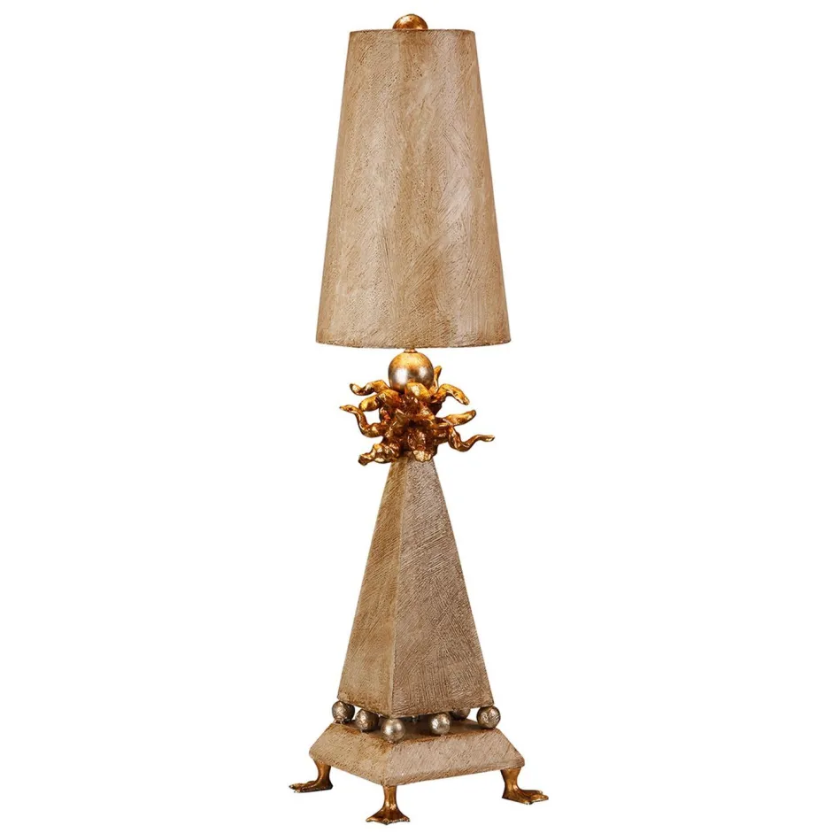 Elstead Tischlampe DONALDO Creme H:81cm Wohnzimmer Lampe< Tischlampen|Moderne Lampen