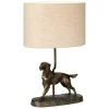 Elstead Tischlampe E27 48 cm Natur Bronze antik aus Jute Resin< Wohnzimmerlampen|Schlafzimmer Lampen