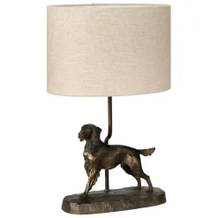 Elstead Tischlampe E27 48 cm Natur Bronze antik aus Jute Resin< Wohnzimmerlampen|Schlafzimmer Lampen