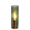 Wohnzimmerlampen|Metall Lampen*By Rydéns Tischlampe Glas Metall 30 cm hoch Grün E27 Zylinder