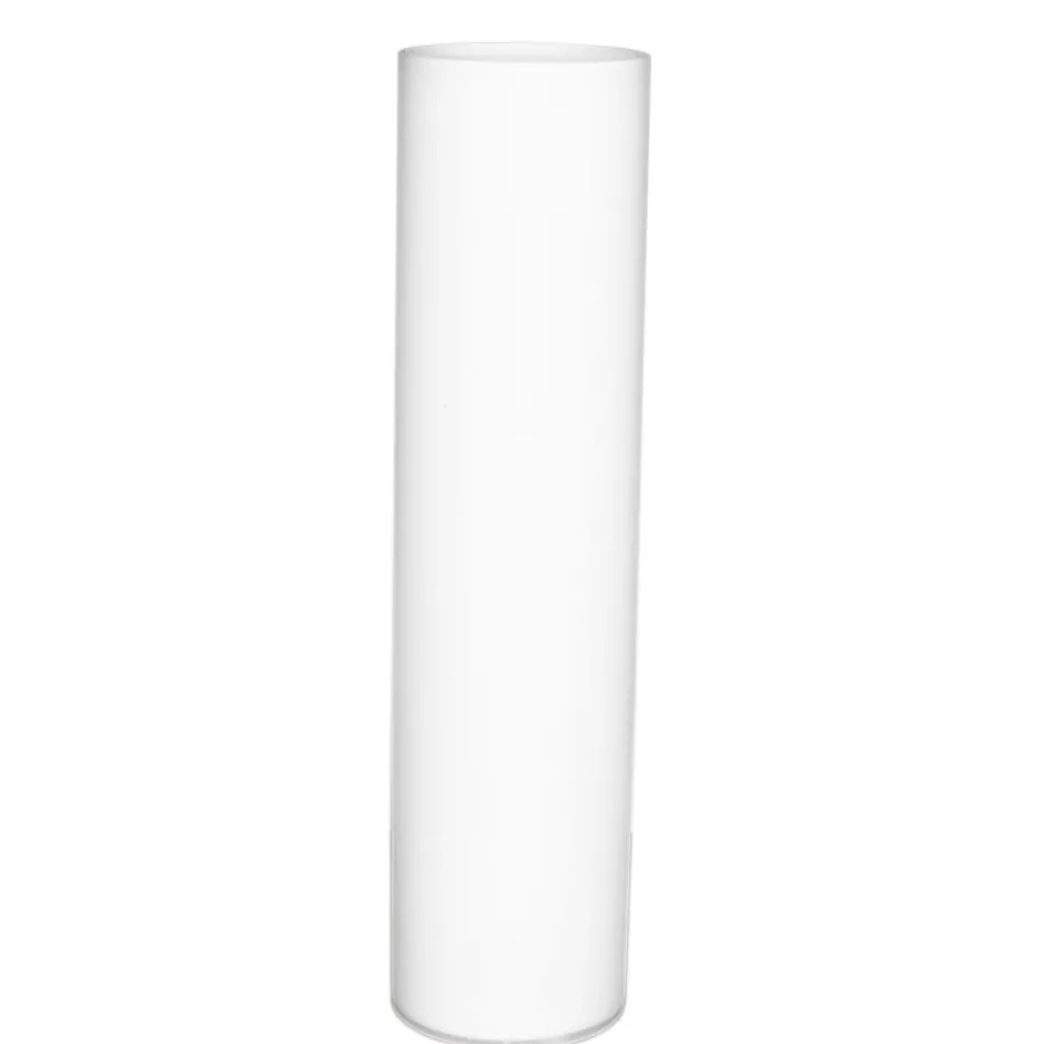 Wohnzimmerlampen|Metall Lampen*By Rydéns Tischlampe Glas Weiß matt 40 cm E27 Kabelschalter