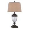 Stofflampen|Designerlampen*Elstead Tischlampe GOBLET in Bronze H:80cm Wohnzimmer