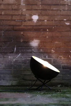 Masterlight Tischlampe Grau Metall Gold Ø40cm Premium LARINO< Tischlampen|Schlafzimmer Lampen