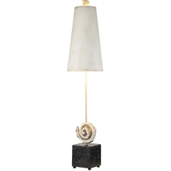 Wohnzimmerlampen|Metall Lampen*Elstead Tischlampe groß 99,1 cm hoch Modern E27 kunstvoll