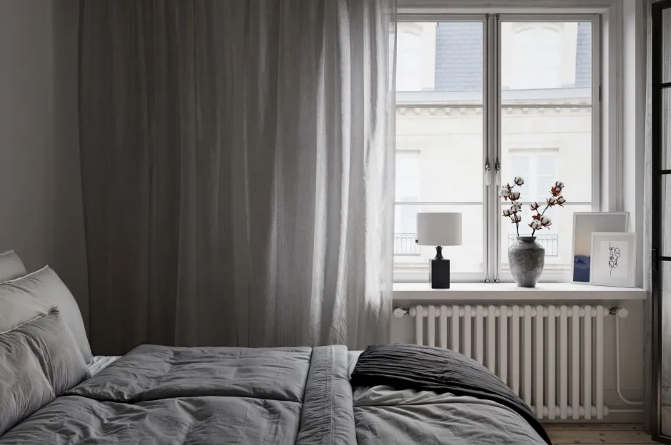 Wohnzimmerlampen|Schlafzimmer Lampen*By Rydéns Tischlampe Holz Stoff 41 cm Schwarz Weiß für E27