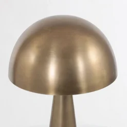 Steinhauer Tischlampe indirekt Metall in Bronze 42 cm E27 stylisch< Tischlampen|Schlafzimmer Lampen