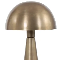 Steinhauer Tischlampe indirekt Metall in Bronze 42 cm E27 stylisch< Tischlampen|Schlafzimmer Lampen