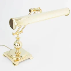 Schreibtischlampen|Metall Lampen*Giovanni Battista Tischlampe 24K Gold aus Messing Premium