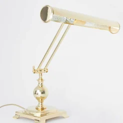 Schreibtischlampen|Metall Lampen*Giovanni Battista Tischlampe 24K Gold aus Messing Premium