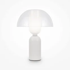 Tischlampen|Glaslampen*Maytoni Tischlampe Keramik Glas Ø 30 cm 42,5 cm hoch Weiß E14