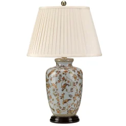 Elstead Tischlampe Keramik rund 65cm wohnlich OSENNE< Tischlampen|Keramiklampen